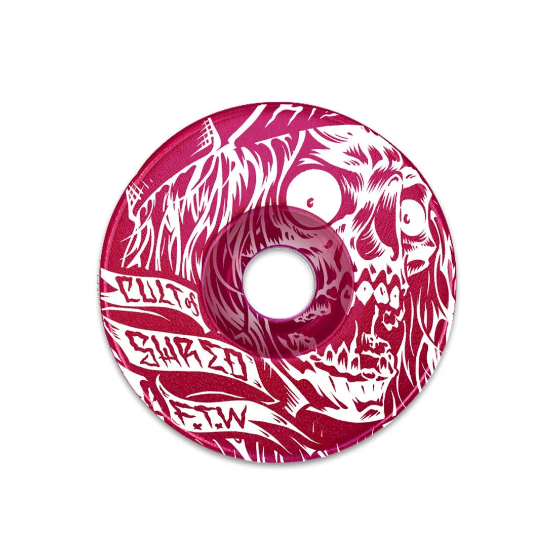 Top Cap Loose Riders Skully Pink