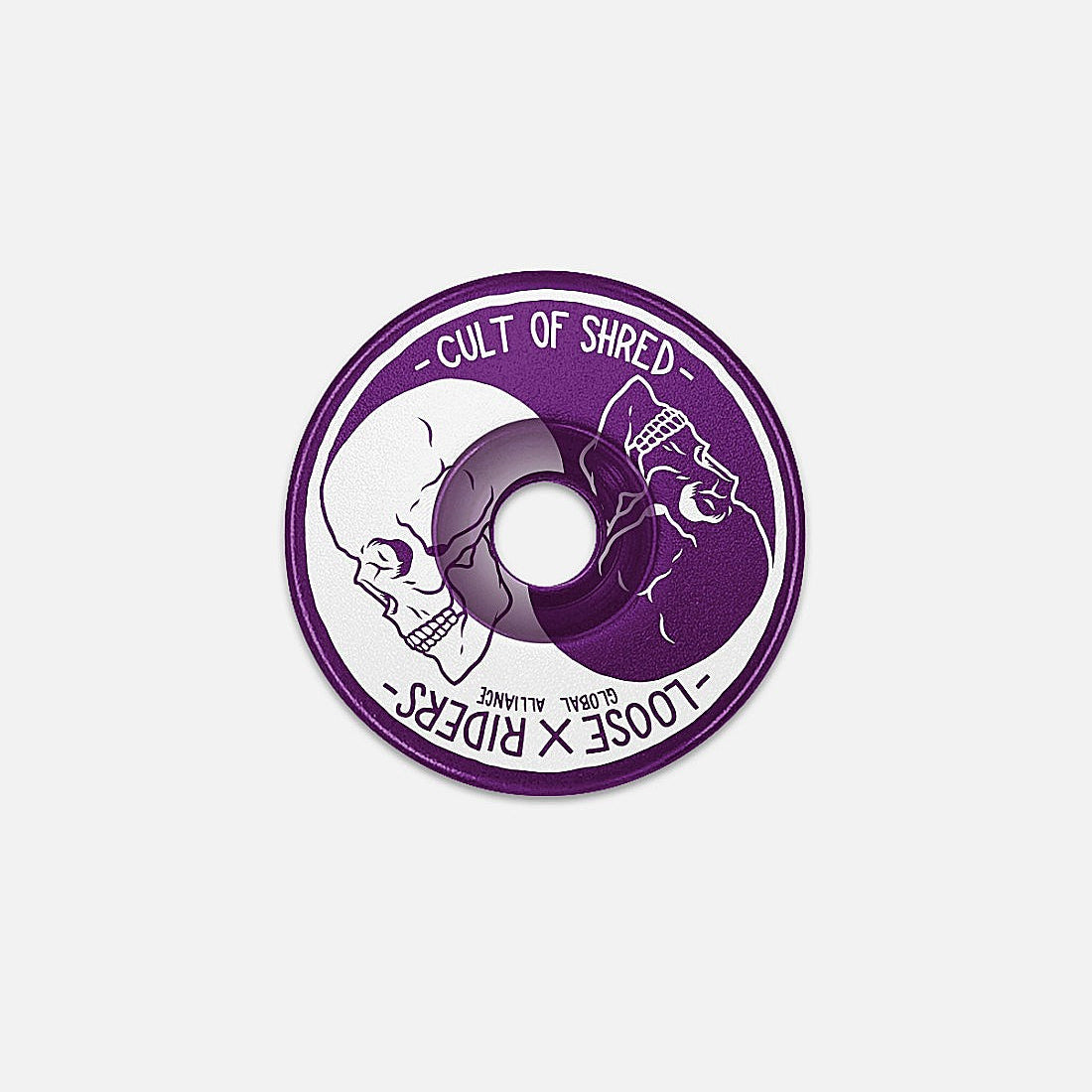 Top Cap Loose Riders Ying Yang Purple