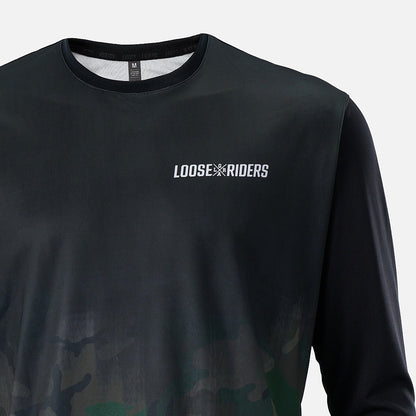 Jersey Loose Riders Manga Larga Dipped Camo