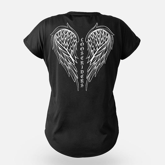 Jersey Dama Manga Corta Loose Riders Wings