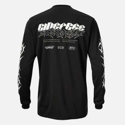 Jersey Loose Riders Manga Larga Y2K Racing Black