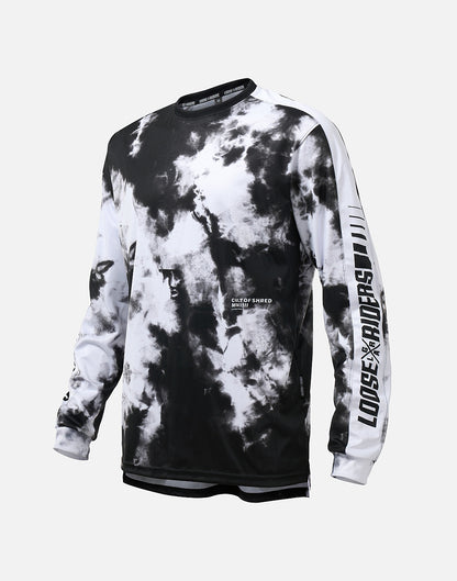 Jersey Loose Riders Manga Larga Retro Tie Dye