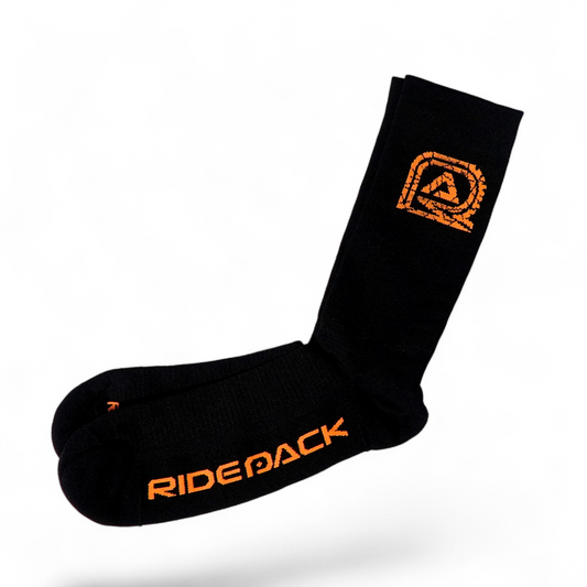 Calcetas Ridepack Logo Naranja (2x1)