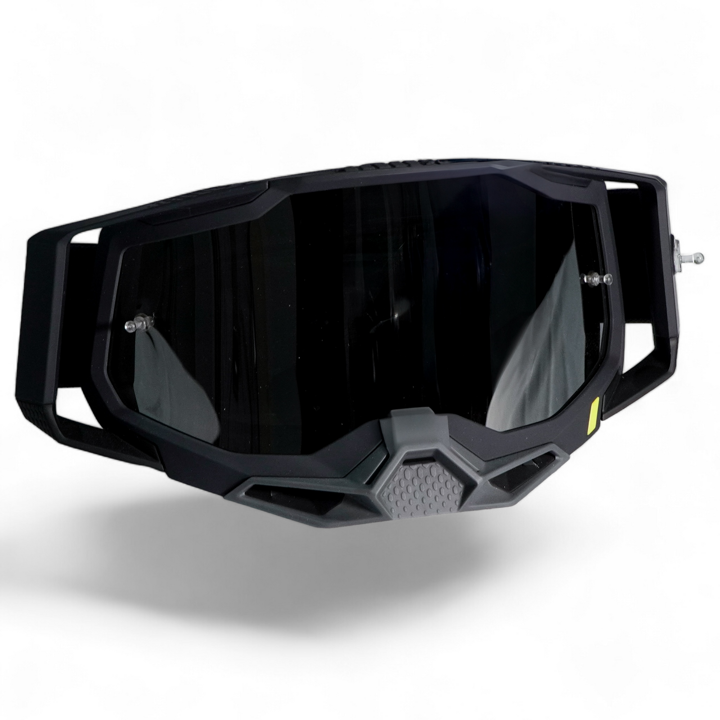 Goggles 100% THE RACECRAFT Black Mirror Silver