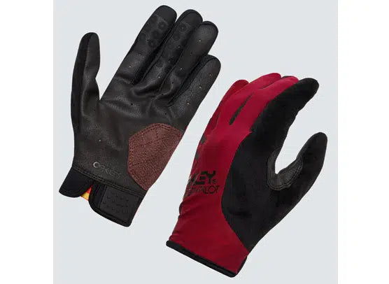 Guantes Oakley Factory Pilot Leather Rojo